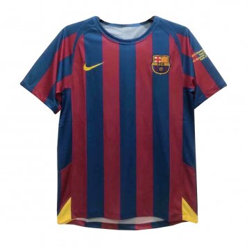 2005/2006 Barcelona Retro Home Mens Soccer Jersey Replica
