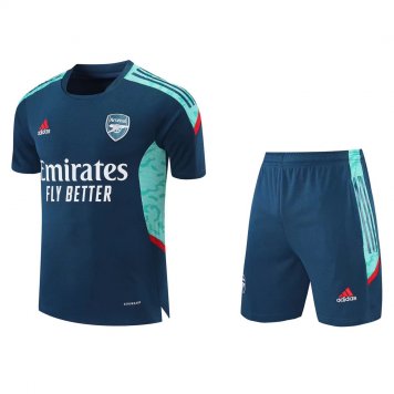 Arsenal Soccer Training Jersey + Short Aqua Men's 2021/22