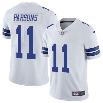 2021 Dallas Cowboys Micah Parsons White Draft First Round Pick Game NFL Jersey Mens