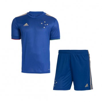 2021/22 Cruzeiro Home Soccer Kit (Jersey + Short) Kids