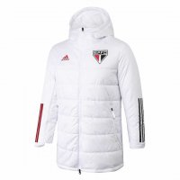 2020/21 Sao Paulo FC White Mens Soccer Winter Jacket