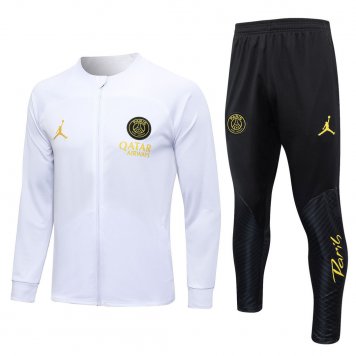 PSG x Jordan Soccer Jacket + Pants Replica White 2023/24 Mens