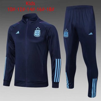 Argentina Soccer Jacket + Pants Replica Royal 2022/23 Youth