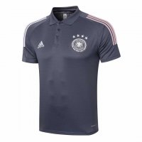 2020/21 Germany Dark Grey Mens Soccer Polo Jersey