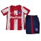 2021/22 Atletico Madrid Home Soccer Kit (Jersey + Short) Kids