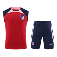 Atletico Madrid Soccer Singlet + Short Replica Red 2023/24 Mens