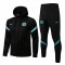 Inter Milan Soccer Training Suit Jacket + Pants Hoodie Black Mens 2021/22