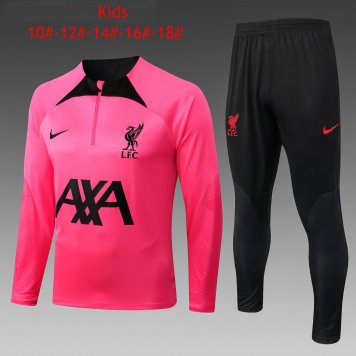 Liverpool Soccer Training Suit Pink 2022/23 Youth