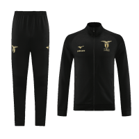 Lazio Soccer Jacket + Pants Replica Black 2023/24 Mens