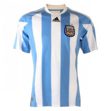 2010 Argentina Retro Soccer Jersey Home Replica Mens