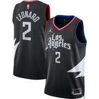 LA Clippers Swingman Jersey - Statement Edition Brand Black 2022/23 Mens (Kawhi Leonard #2)