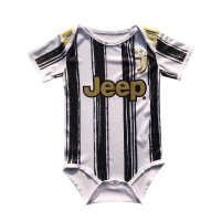 2020/21 Juventus Home Black&White Stripes Baby Infant Soccer Suit