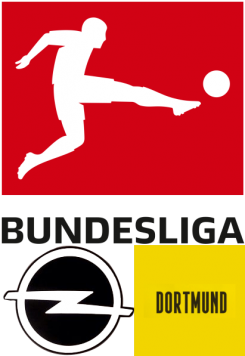 German Bundesliga Badge & Opel Sleeve Sponsor Badge & DORTMUND Logo Badge