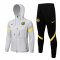 Chelsea Soccer Training Suit Jacket + Pants Replica Hoodie Light Grey Mens 2021-22