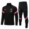 PSG Soccer Training Suit Jacket + Pants Black Mens 2021/22