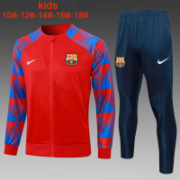 Barcelona Soccer Jacket + Pants Replica Red 2023/24 Youth