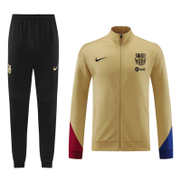 Barcelona Soccer Jacket + Pants Replica Yellow 2023/24 Mens