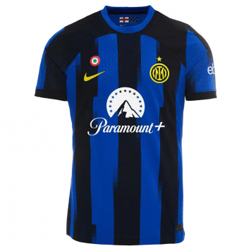 Inter Milan Soccer Jersey Replica Home 2023/24 Mens (Player Version)