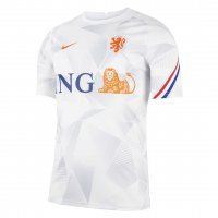 2021/22 Netherlands White Short Soccer Training Jersey Mens