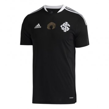 S.C. Internacional Soccer Jersey Replica Black Excellence Mens 2021/22