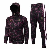 PSG x Jordan 2021/22 Hoodie Maroon Soccer Training Suit (Jacket + Pants) Mens