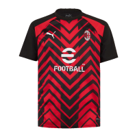 AC Milan Soccer Jersey Replica Red&Balck 2023/24 Mens (Pre-Match)