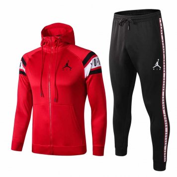 2019/20 Jordan Hoodie Red Mens Soccer Training Suit(Jacket + Pants) [46911996]