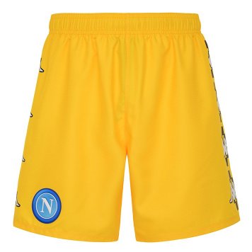 Napoli 2021/22 Special Edition Yellow Soccer Shorts Mens
