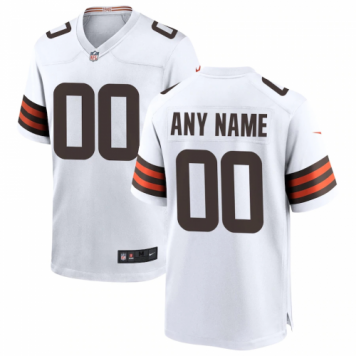 Cleveland Browns Mens White Player Game Jersey