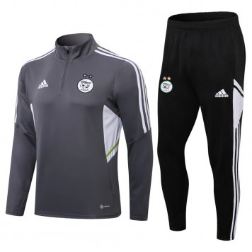Algeria Soccer Training Suit Teamgeist Grey Mens 2022/23