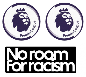 Premier League Badge*2 & No Room for Racism