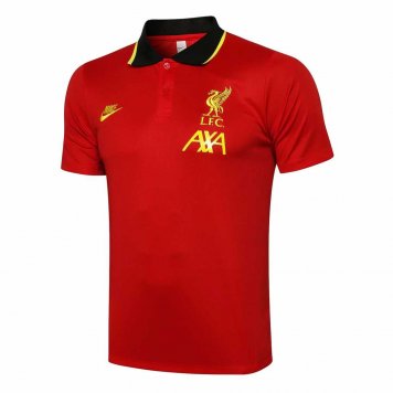 2021/22 Liverpool Red Soccer Polo Jersey Mens