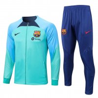 Barcelona Soccer Jacket + Pants Replica Light Green 2022/23 Mens