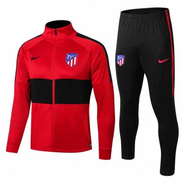 2019/20 Atletico Madrid Red Mens Soccer Training Suit(Jacket + Pants) [47012110]