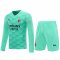 2020/21 AC Milan Goalkeeper Green Long Sleeve Mens Soccer Jersey Replica + Shorts Set