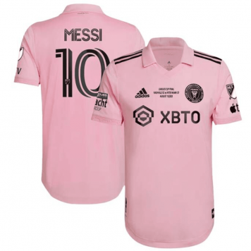 Inter Miami Soccer Jersey Replica Leagues Cup Final Version Player Version 2022 Mens (Messi #10)
