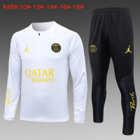PSG x Jordan Soccer Training Suit Replica White 2023/24 Youth