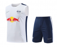 RB Leipzig Soccer Vest Jersey + Short Replica White 2023/24 Mens