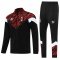 2021/22 AC Milan Black Soccer Training Suit(Jacket + Pants) Mens