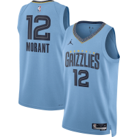 Memphis Grizzlies Swingman Jersey - Statement Edition Brand Light Blue 2022/23 Mens (Ja Morant #12)