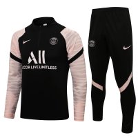 PSG Soccer Traning Suit Black - Pink Mens 2021/22