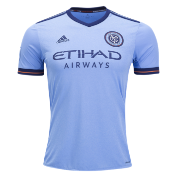 2017/18 New York City FC Home Blue Soccer Jersey Replica [136868]