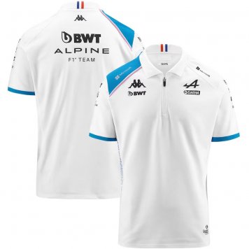 BWT Alpine F1 Team Polo Shirt White 2023 Men's