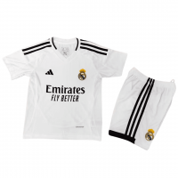 Real Madrid Soccer Jersey + Short Replica Home 2024/25 Youth
