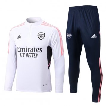 Arsenal Soccer Training Suit Replica White 2022/23 Mens