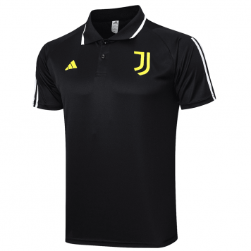 Juventus Soccer Polo Replica Black Core 2023/24 Mens