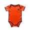 2020 Netherlands Home Orange Baby Infant Soccer Suit
