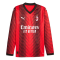 AC Milan Soccer Jersey Replica Home 2023/24 Mens (Long Sleeve)
