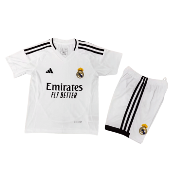 Real Madrid Soccer Jersey + Short Replica Home 2024/25 Youth