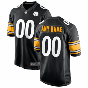 Pittsburgh Steelers Mens Black Player Game Jersey